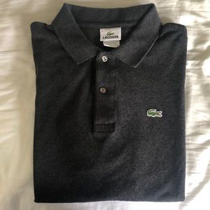 Lacoste Charcoal Grey Polo Shirt